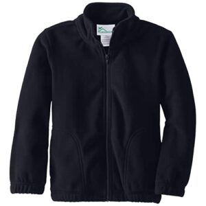 Black school fleece jacket